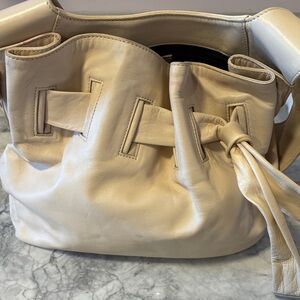GUCCI Cream Leather Bag